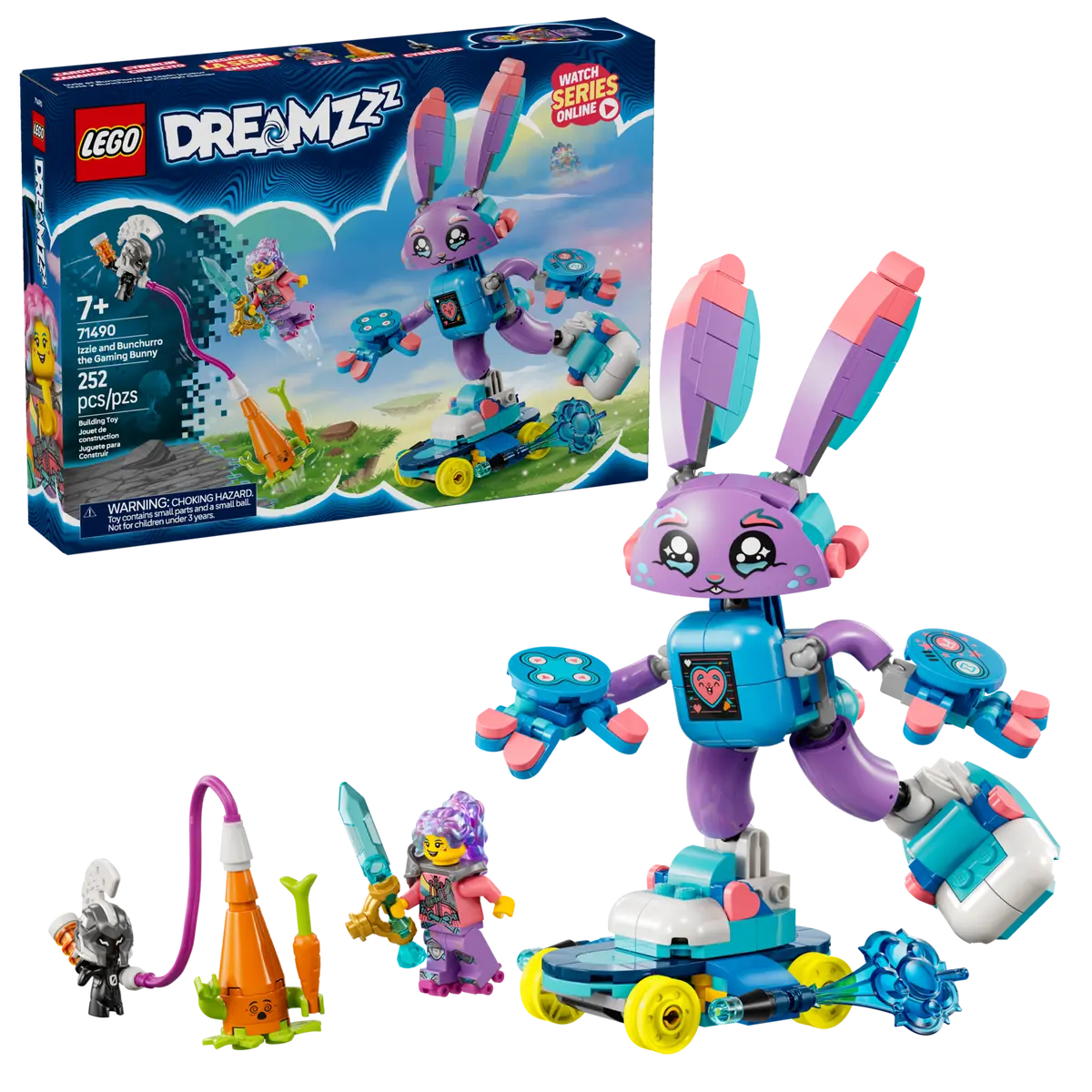 LEGO DREAMZzz 71490 Izzie and Bunchurro the Gaming Bunny