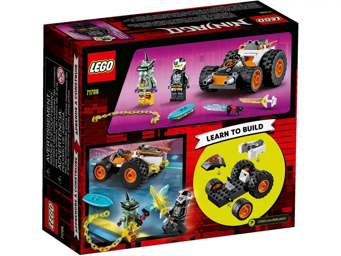 LEGO Ninjago 71706 Cole's Speeder Car