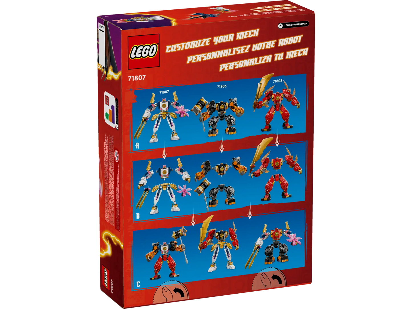 LEGO Ninjago 71807 Sora's Elemental Tech Mech