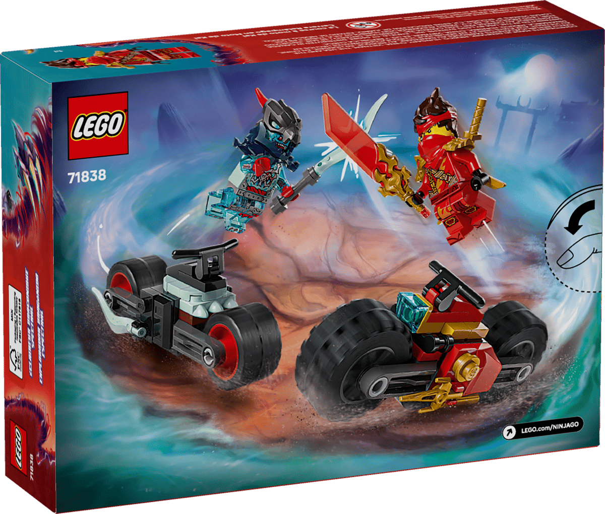 LEGO Ninjago 71838 Kai's Motorcycle Speed Race