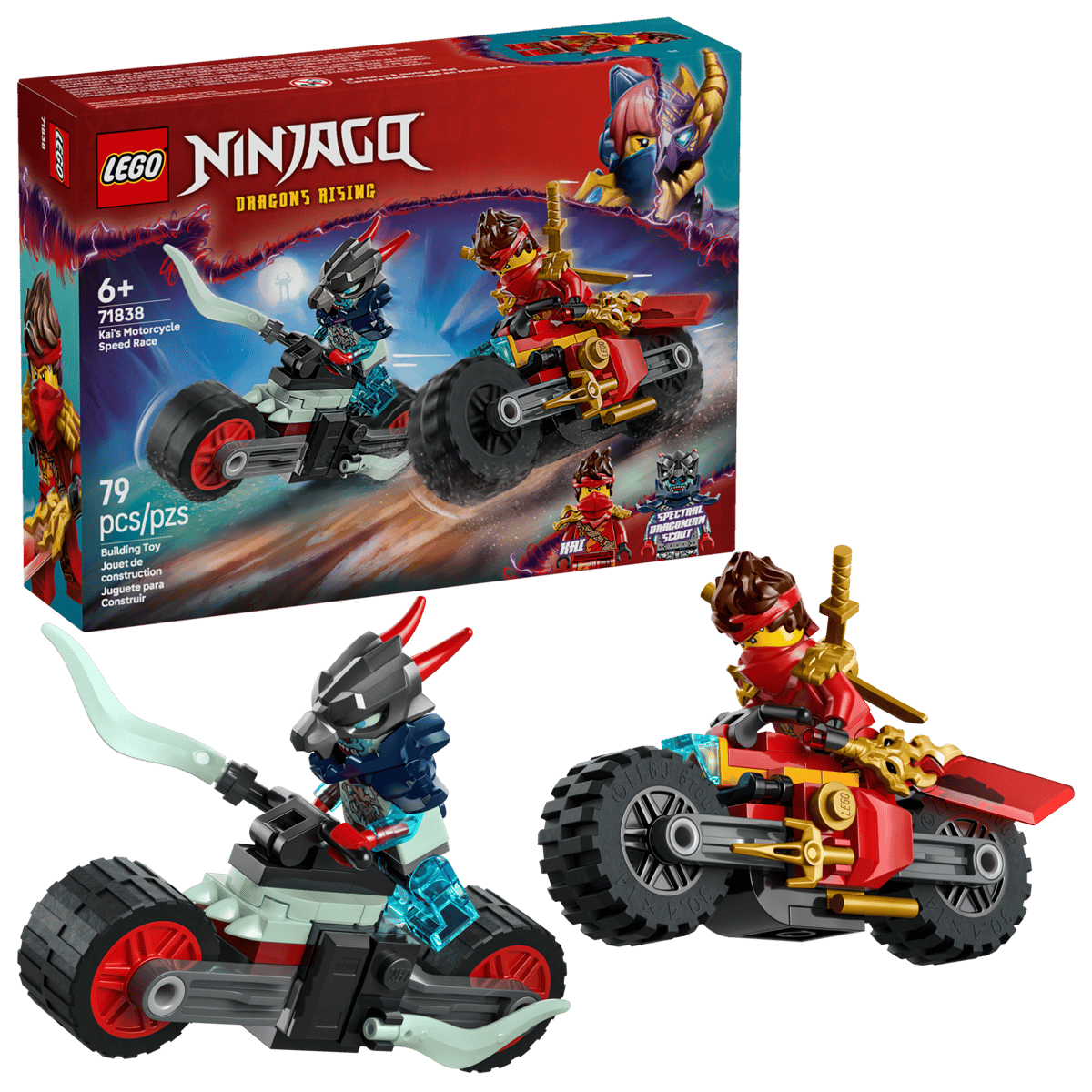 LEGO Ninjago 71838 Kai's Motorcycle Speed Race