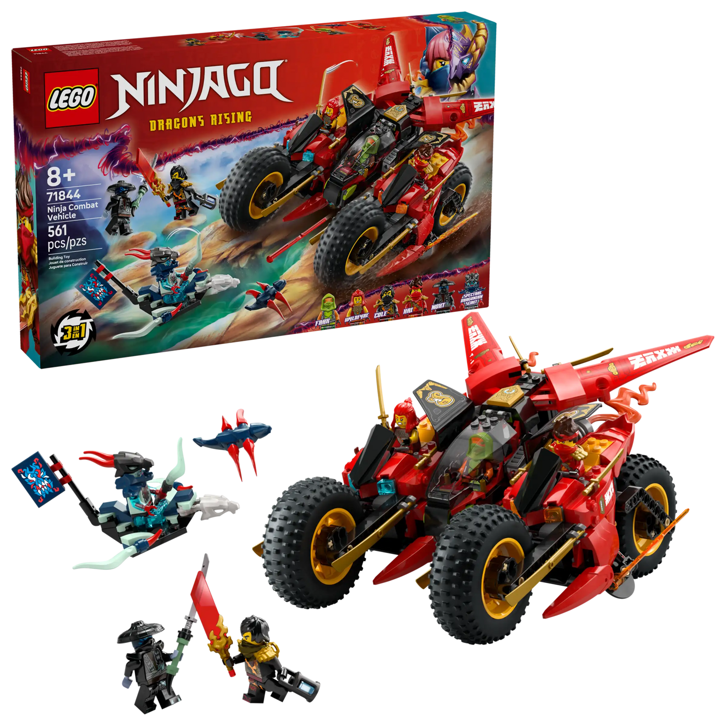 LEGO Ninjago 71844 Ninja Combat Vehicle