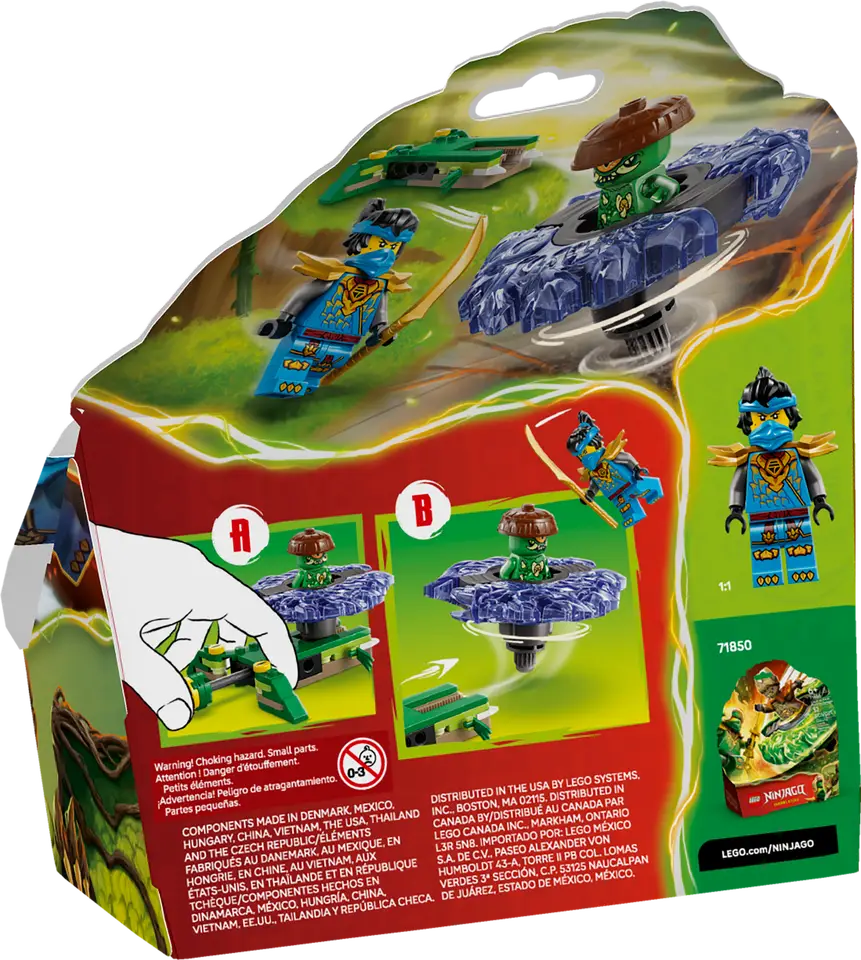 LEGO Ninjago 71849 Nya vs. Mutation Monster Spinner