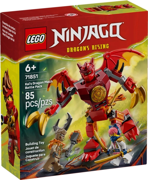LEGO Ninjago 71851 Kai's Dragon Mech Battle Pack