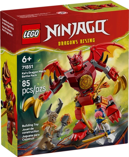 LEGO Ninjago 71851 Kai's Dragon Mech Battle Pack