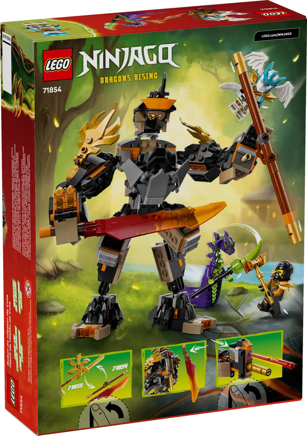 LEGO Ninjago 71854 Cole's Mission Mech