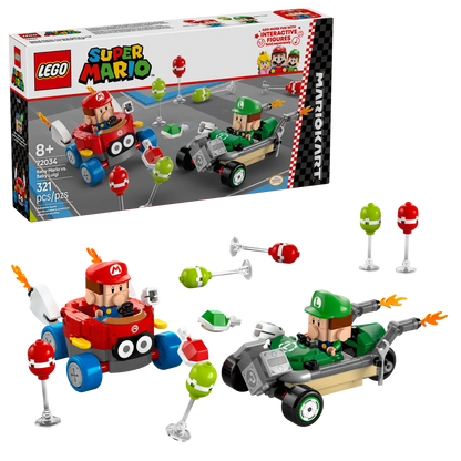 LEGO Super Mario 72034 Mario Kart - Baby Mario vs. Baby Luigi