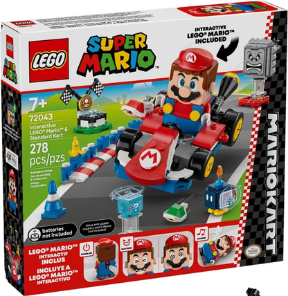 LEGO Super Mario 72043 Interactive LEGO Mario & Standard Kart
