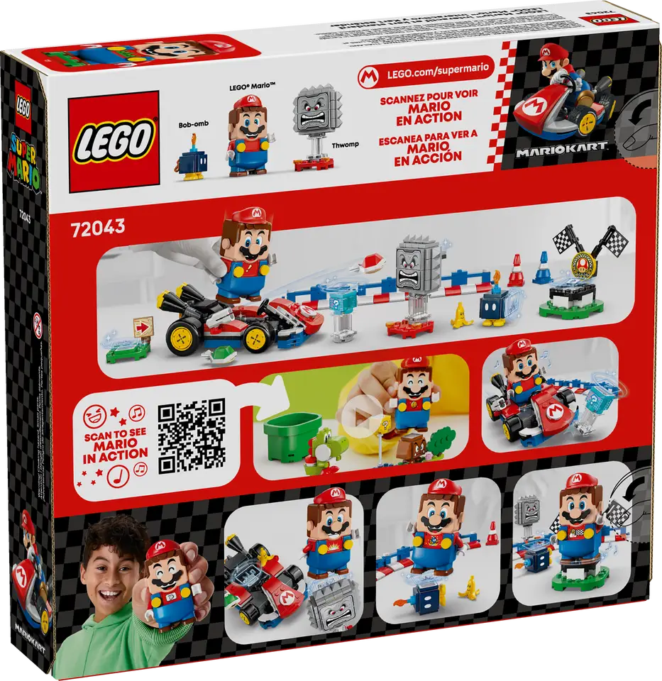 LEGO Super Mario 72043 Interactive LEGO Mario & Standard Kart