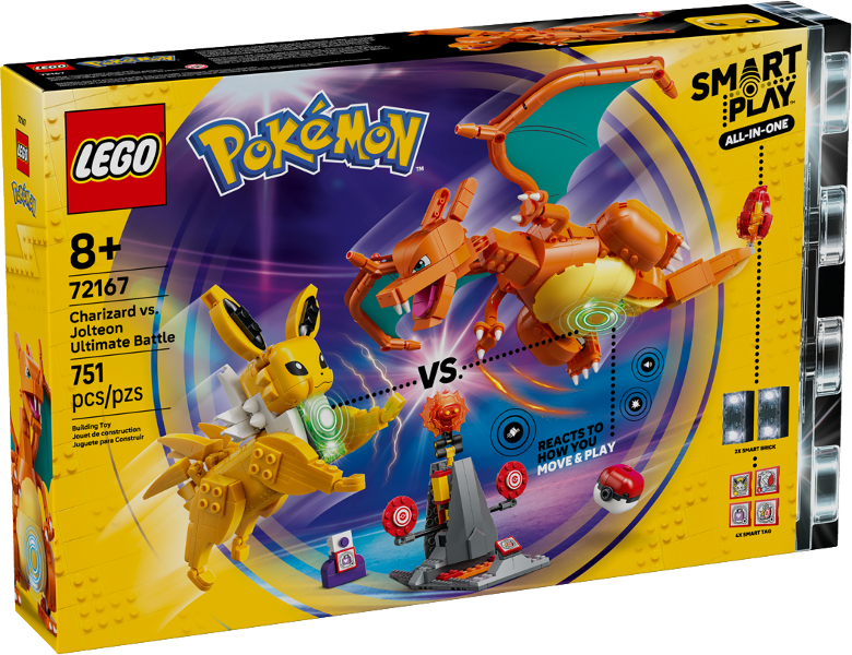 LEGO Pokemon Smart Play 72167 Charizard vs. Jolteon Ultimate Battle