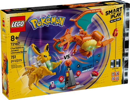 LEGO Pokemon Smart Play 72167 Charizard vs. Jolteon Ultimate Battle