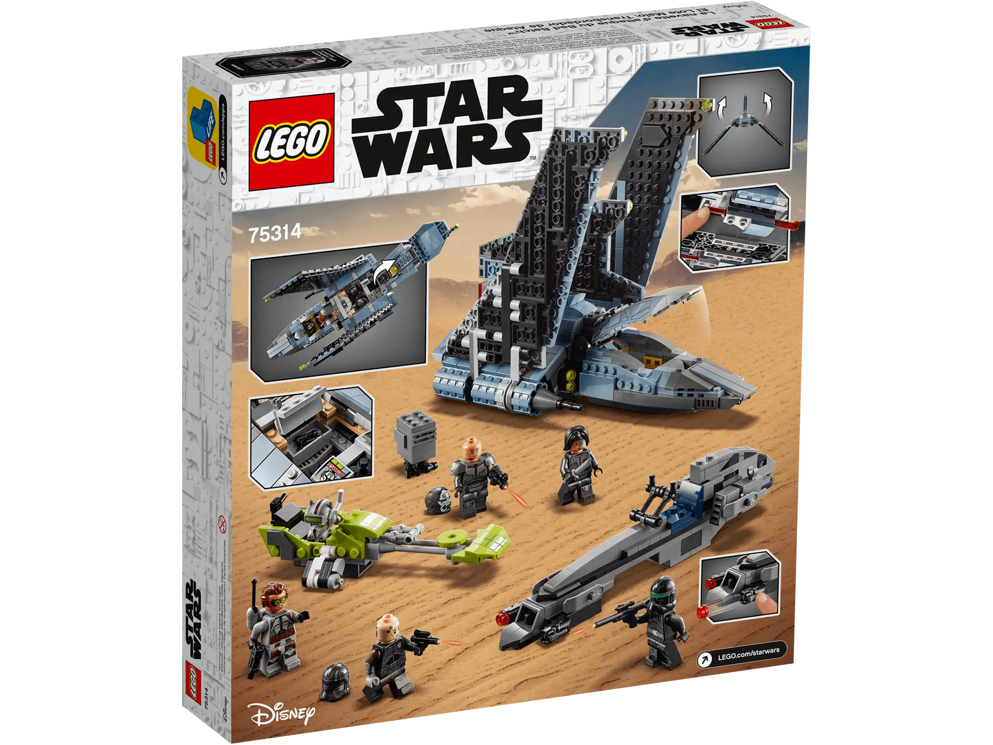 LEGO Star Wars 75314 The Bad Batch Attack Shuttle
