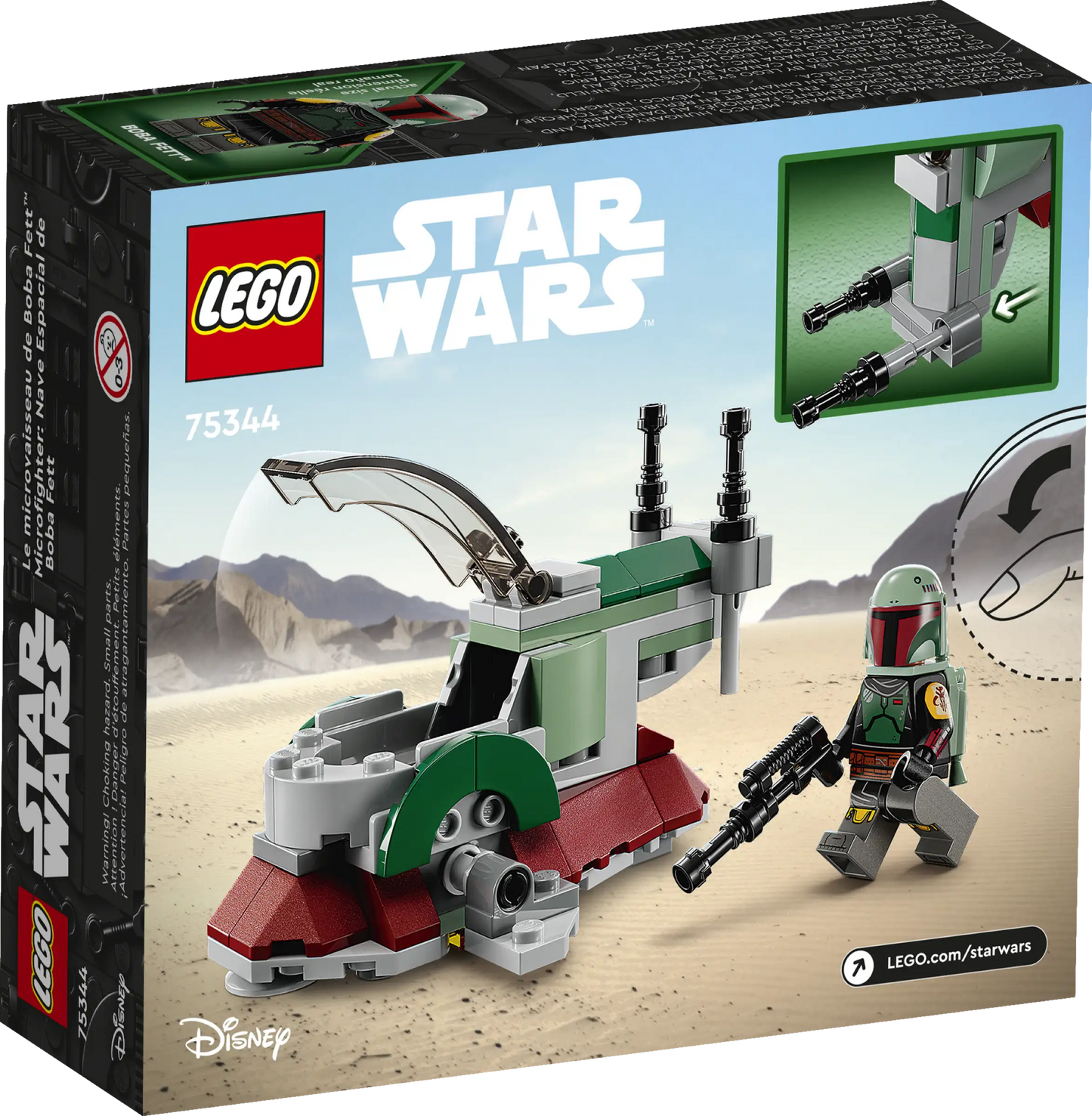 LEGO Star Wars 75344 Boba Fett's Starship Microfighter