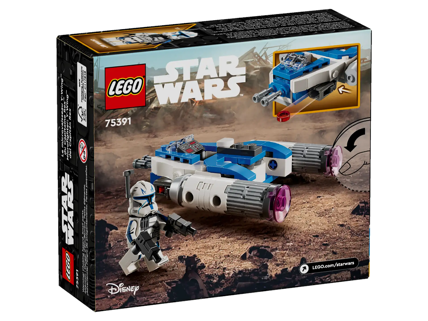 LEGO Star Wars 75391 Captain Rex Y-Wing Microfighter