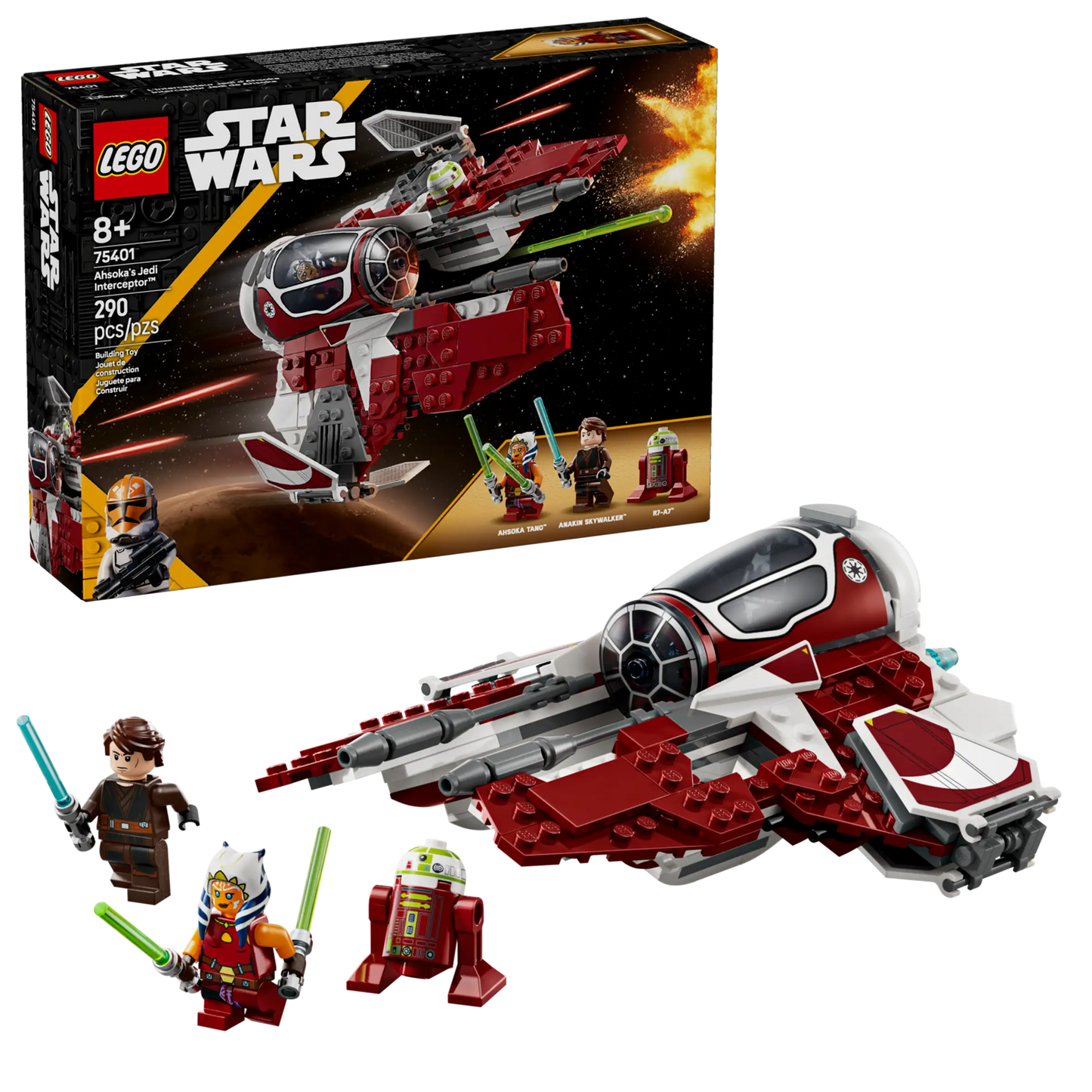 LEGO Star Wars 75401 Ahsoka’s Jedi Interceptor