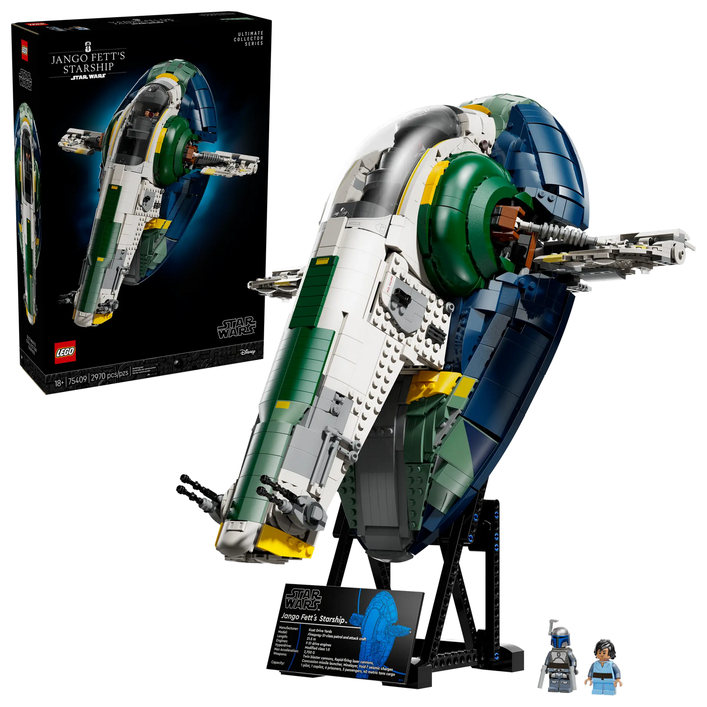 LEGO Star Wars 75409 Jango Fett's Firespray-Class Starship
