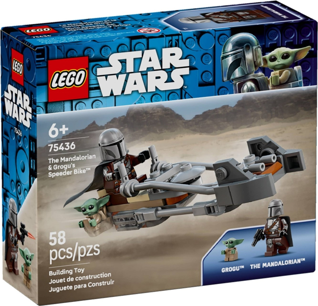 LEGO Star Wars 75436 The Mandalorian & Grogu's Speeder Bike