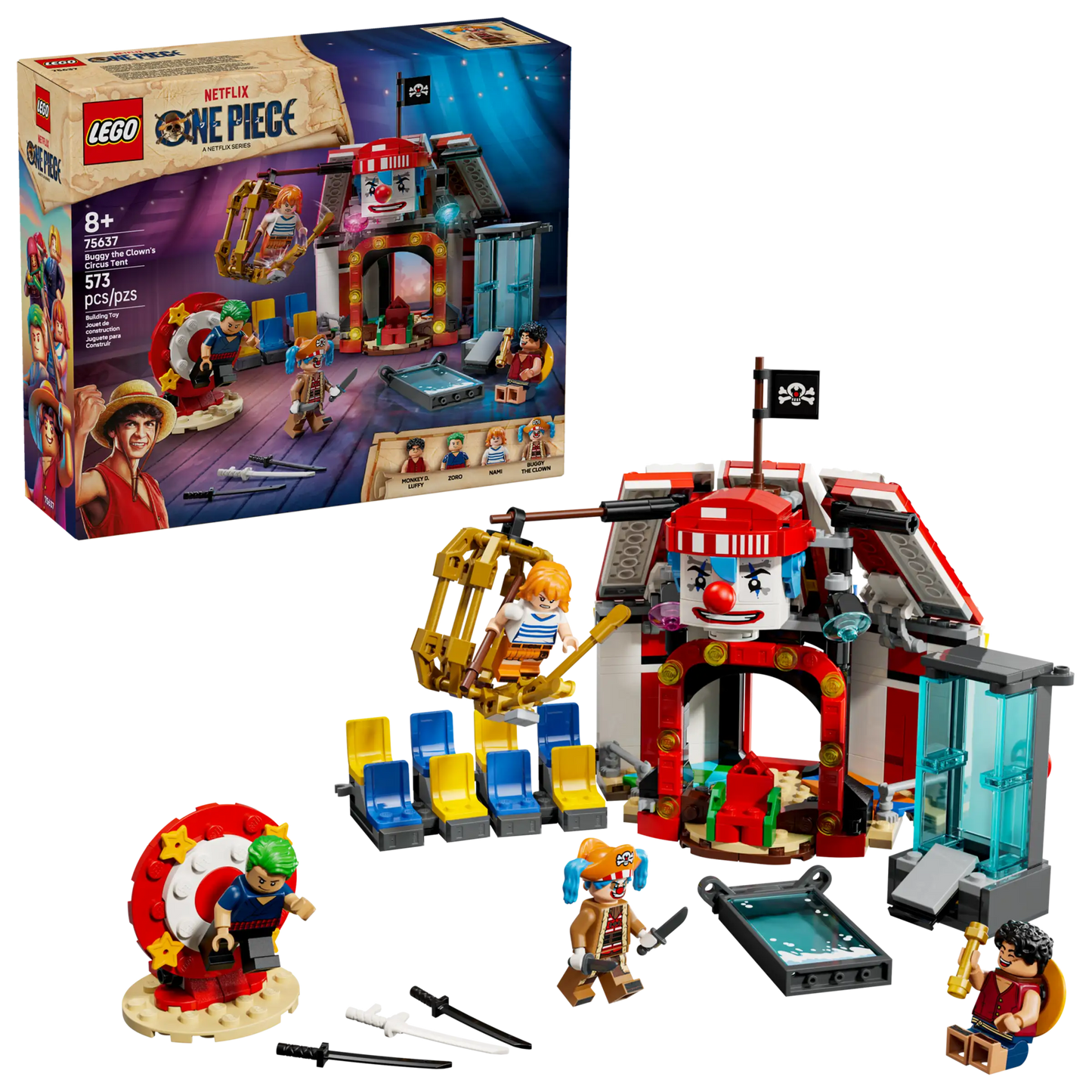 LEGO One Piece 75637 Buggy the Clown's Circus Tent