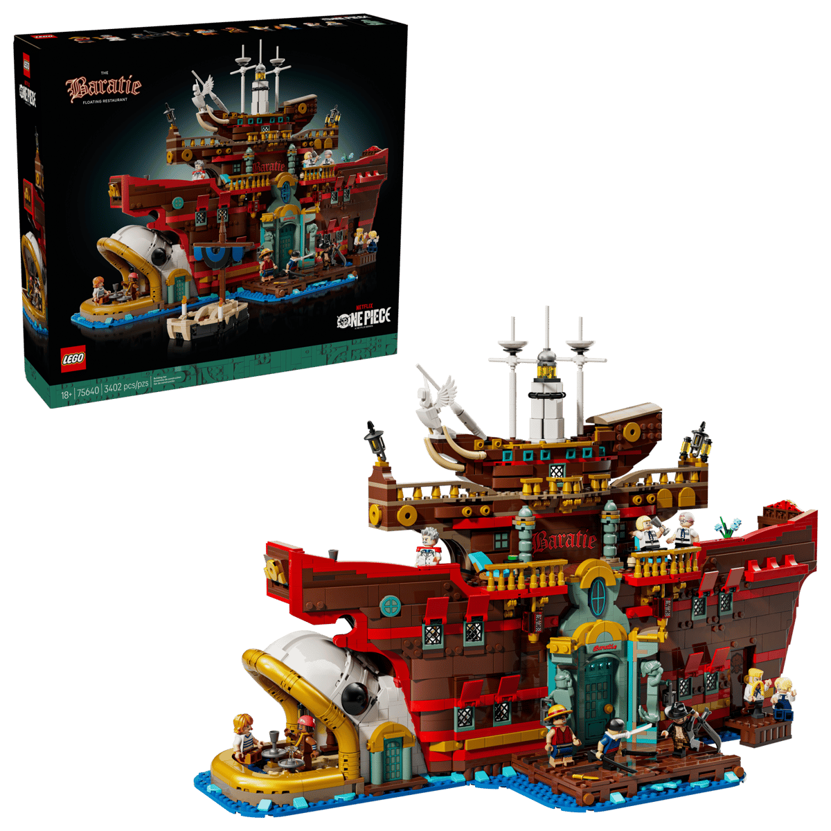 LEGO One Piece 75640 The Baratie Floating Restaurant