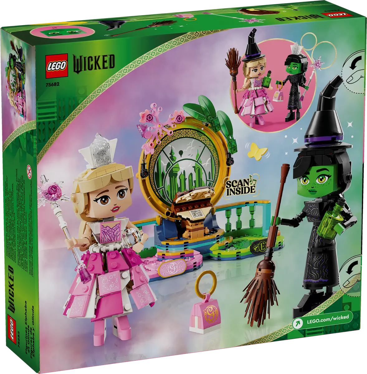LEGO Wicked 75682 Elphaba & Glinda Figures