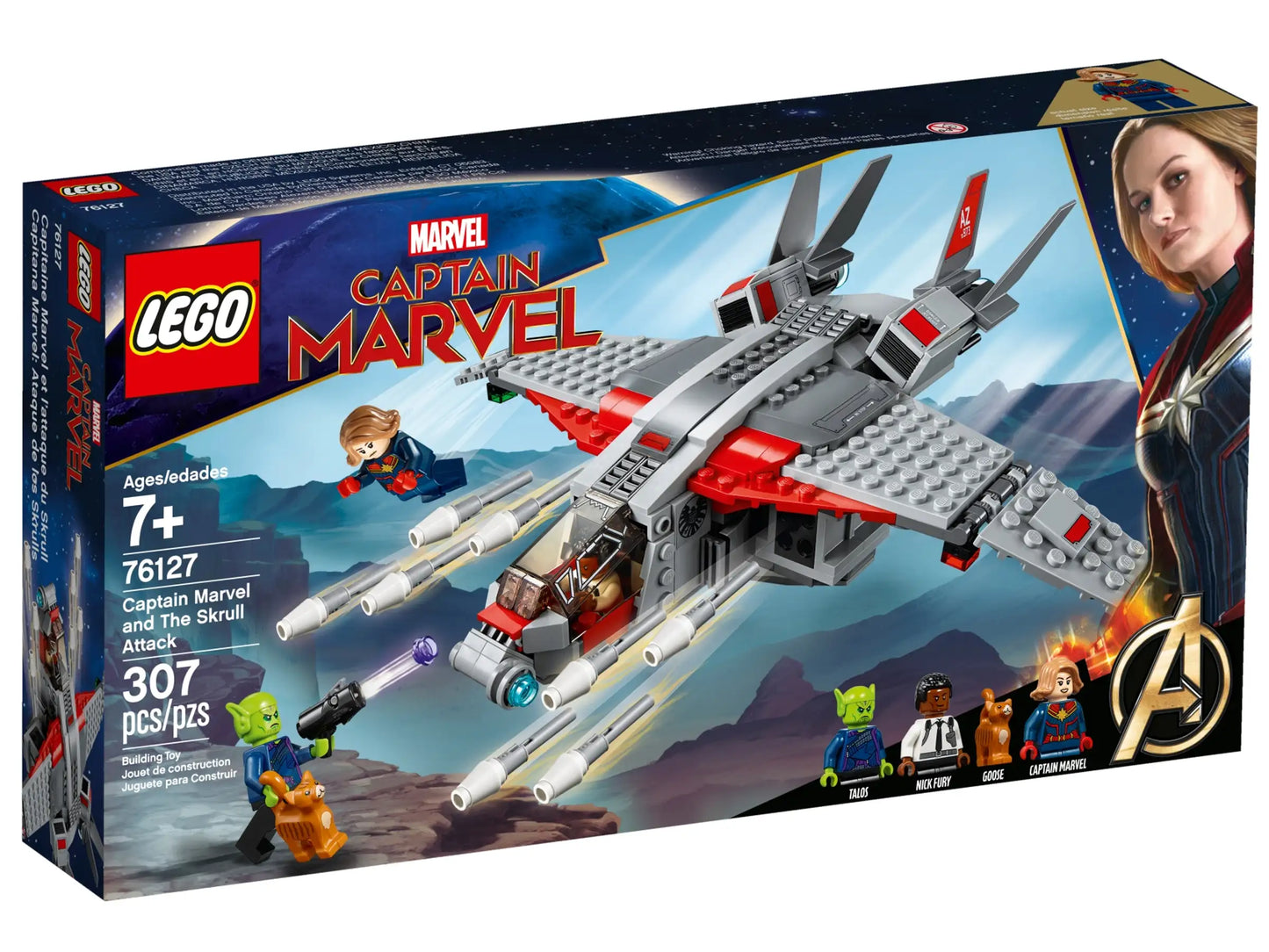 LEGO Marvel 76127 Captain Marvel and The Skrull Attack