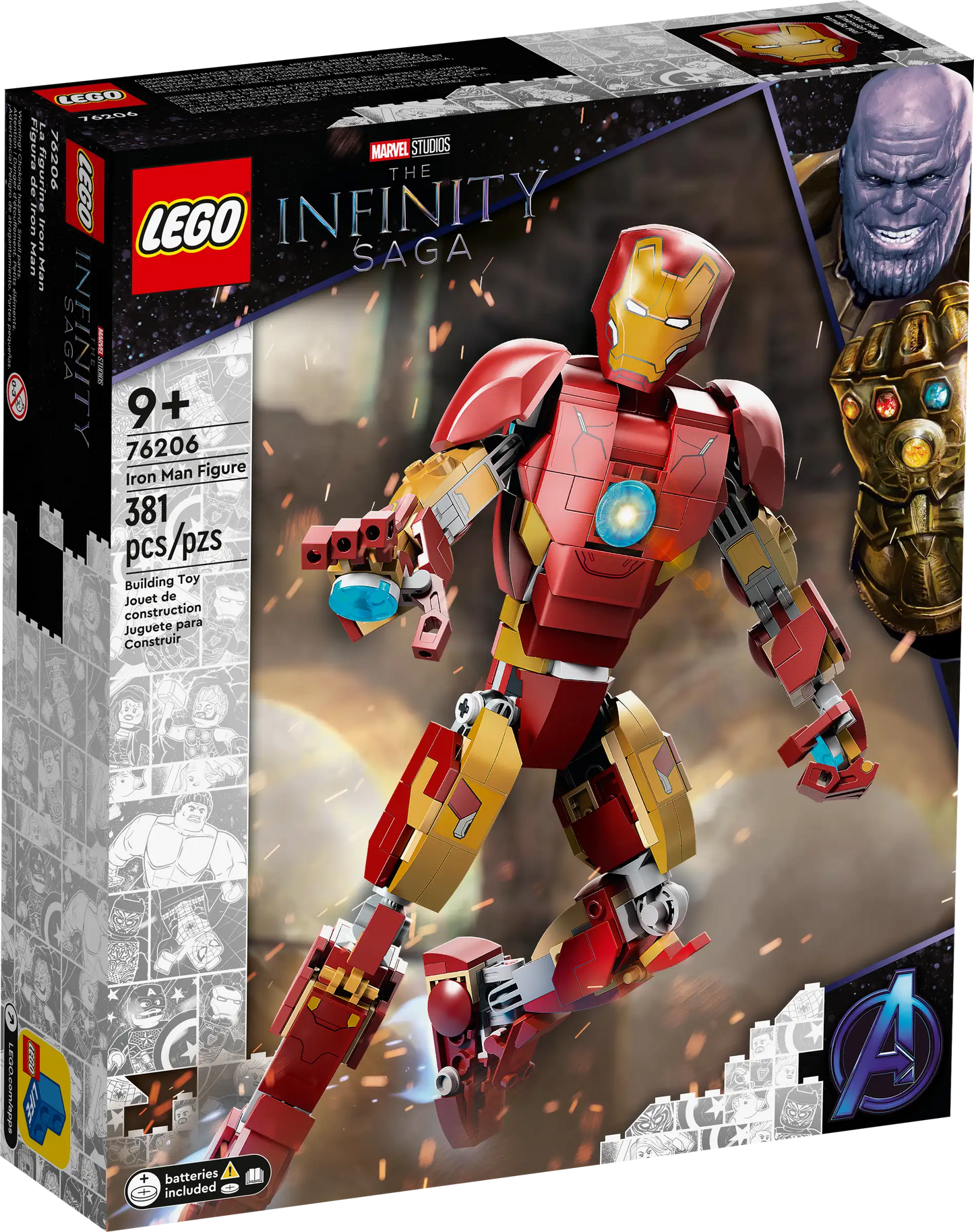 LEGO Marvel 76206 Iron Man Figure
