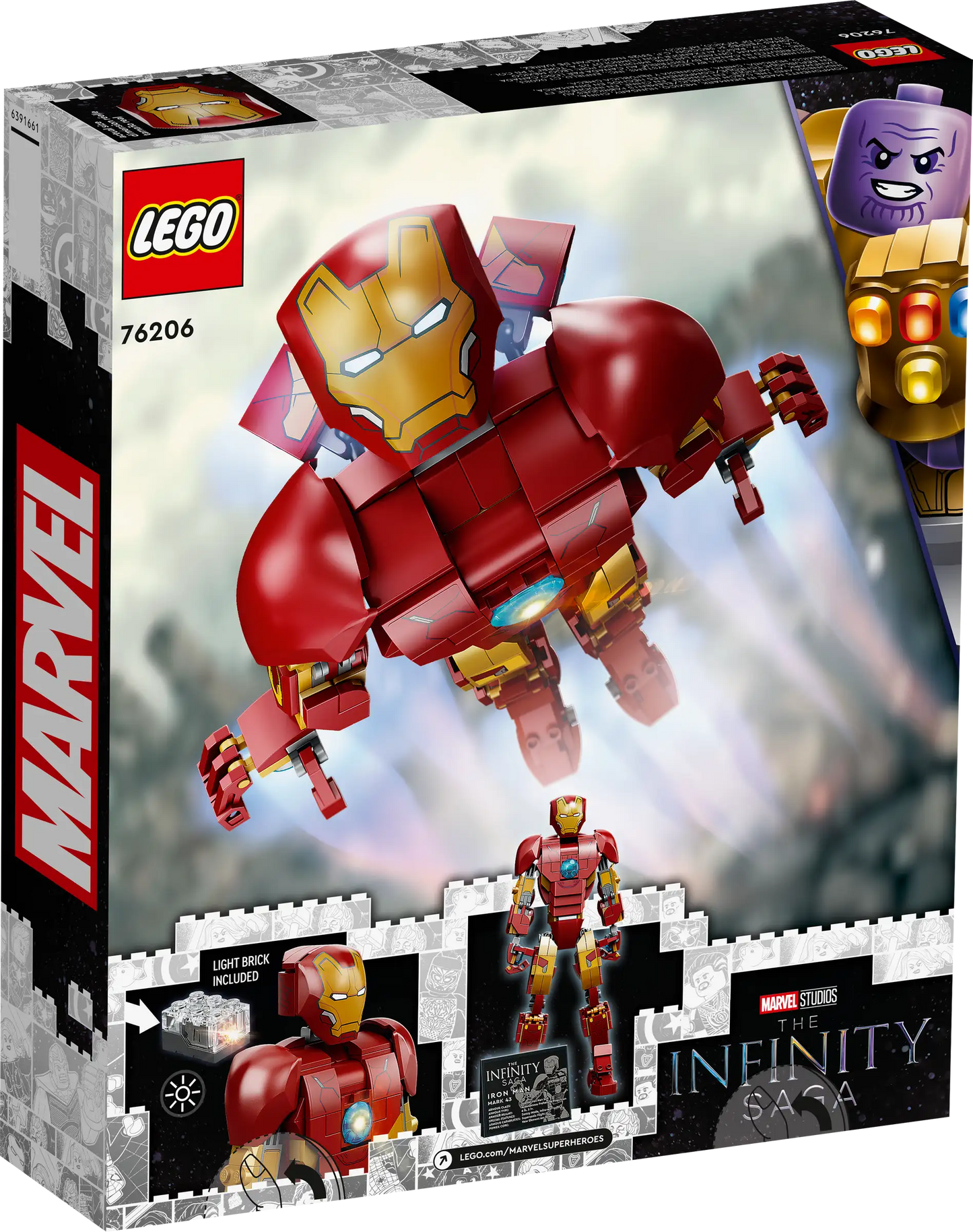 LEGO Marvel 76206 Iron Man Figure