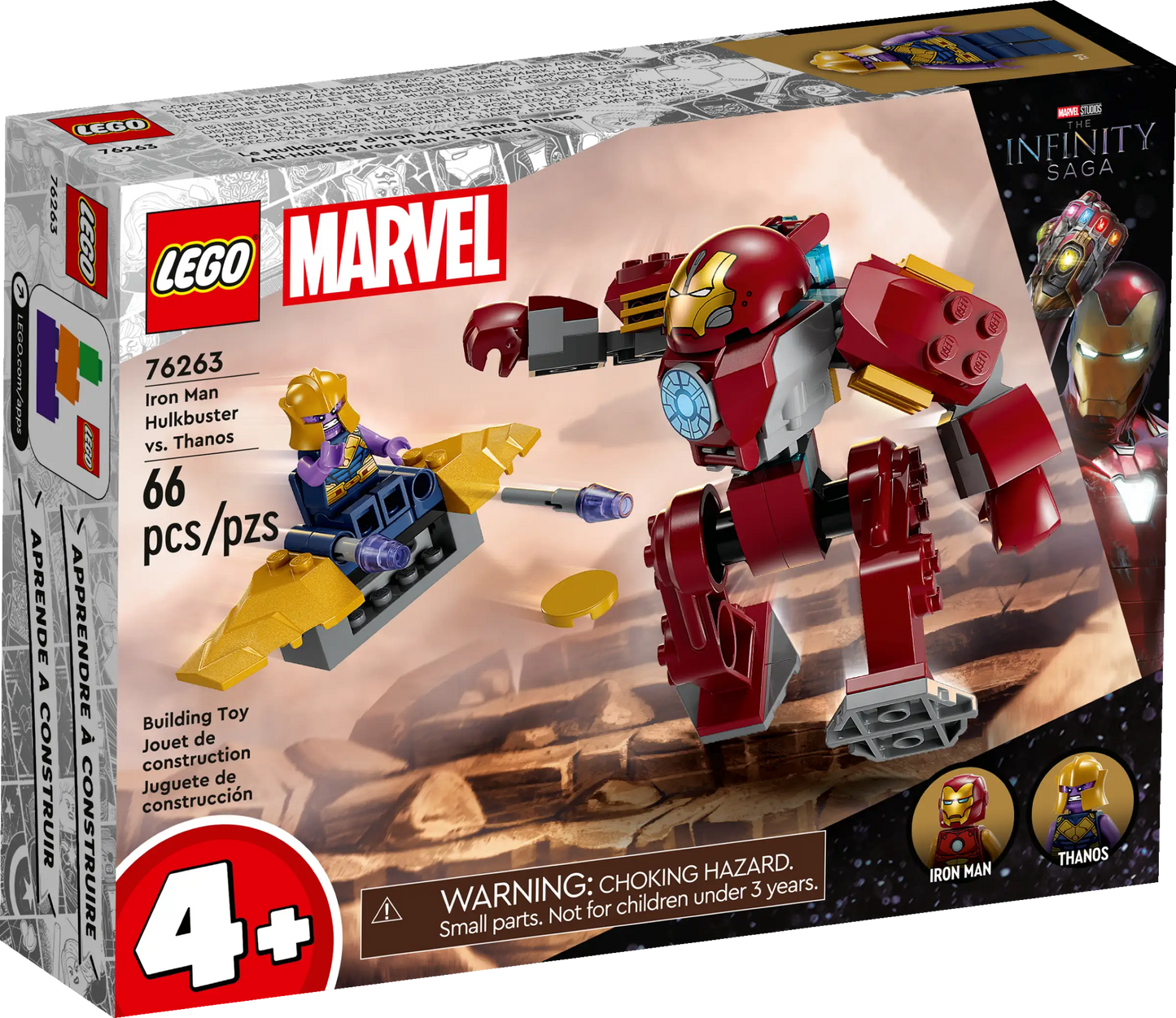 LEGO Marvel 76263 Iron Man Hulkbuster vs. Thanos