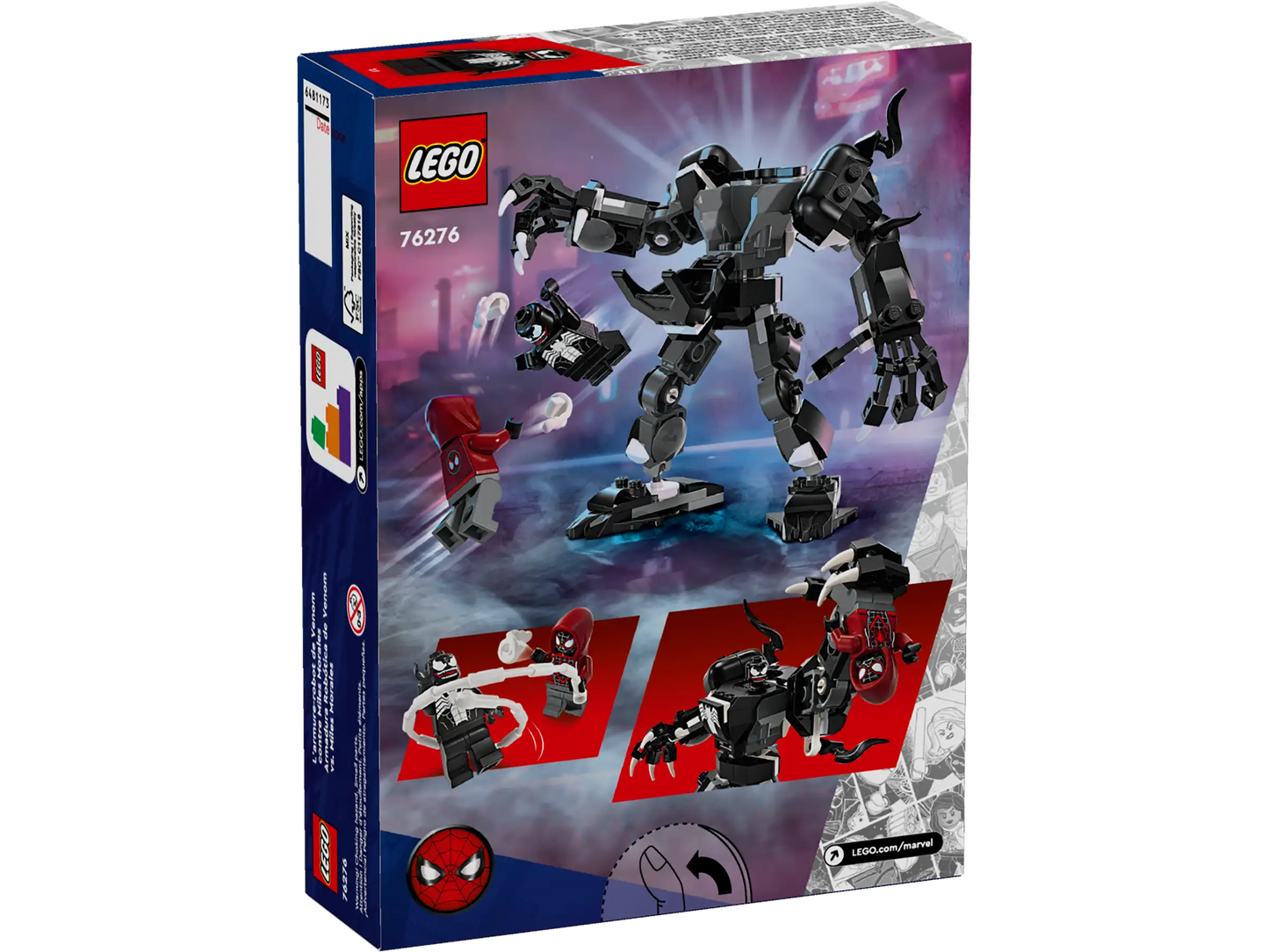 LEGO Marvel 76276 Venom Mech Armor vs. Miles Morales