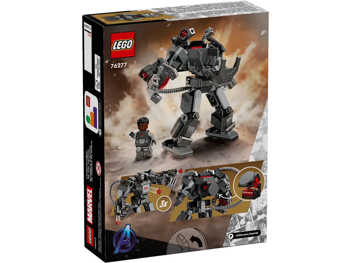 LEGO Marvel 76277 War Machine Mech Armor