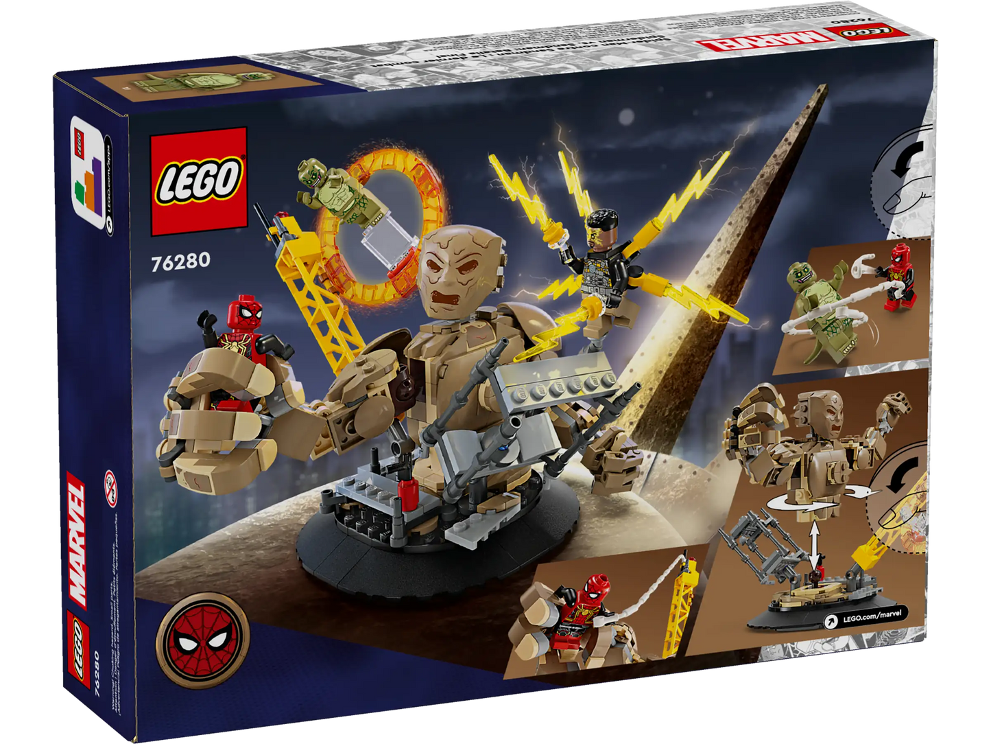 LEGO Marvel 76280 Spider-Man vs. Sandman: Final Battle