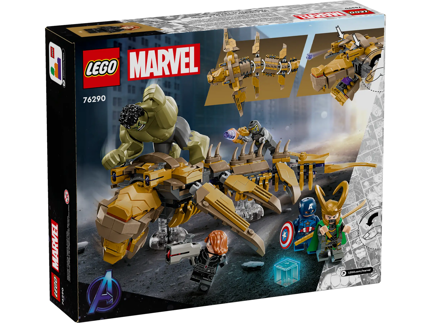 LEGO Marvel 76290 The Avengers vs. The Leviathan