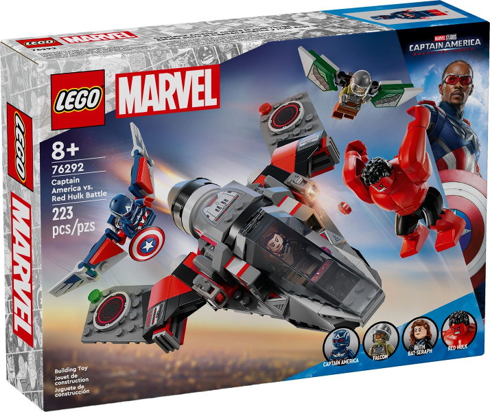 LEGO Marvel 76292 Captain America vs. Red Hulk Battle
