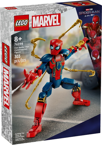 LEGO Marvel 76298 Iron Spider-Man Construction Figure