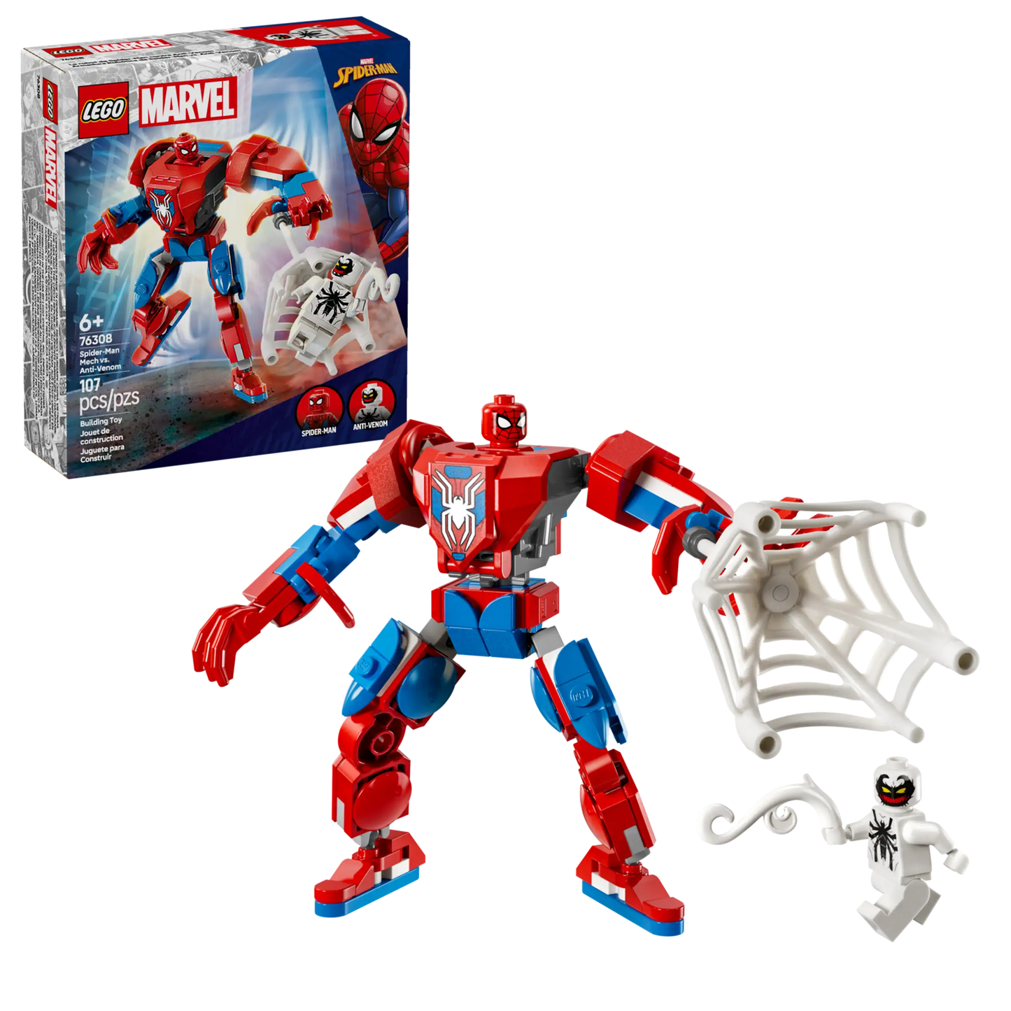 LEGO Marvel 76308 Spider-Man Mech vs. Anti-Venom