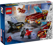 LEGO Marvel 76310 Iron Man Car & Black Panther vs. Red Hulk