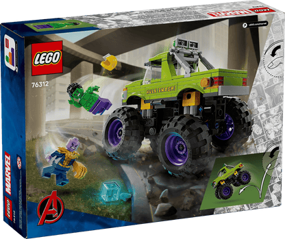 LEGO Marvel 76312 The Hulk Truck vs. Thanos
