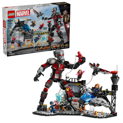 LEGO Marvel 76314 Captain America: Civil War Action Battle