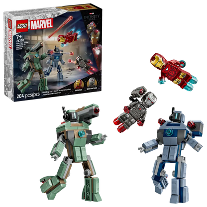 LEGO Marvel 76320 Iron Man & War Machine vs. Hammer Drones