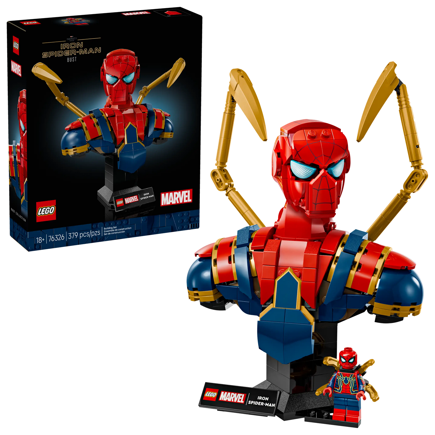 LEGO Marvel 76326 Iron Spider-Man Bust