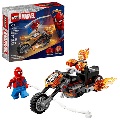 LEGO Marvel 76335 Spider-Man Vs. Ghost Rider Motorcycle