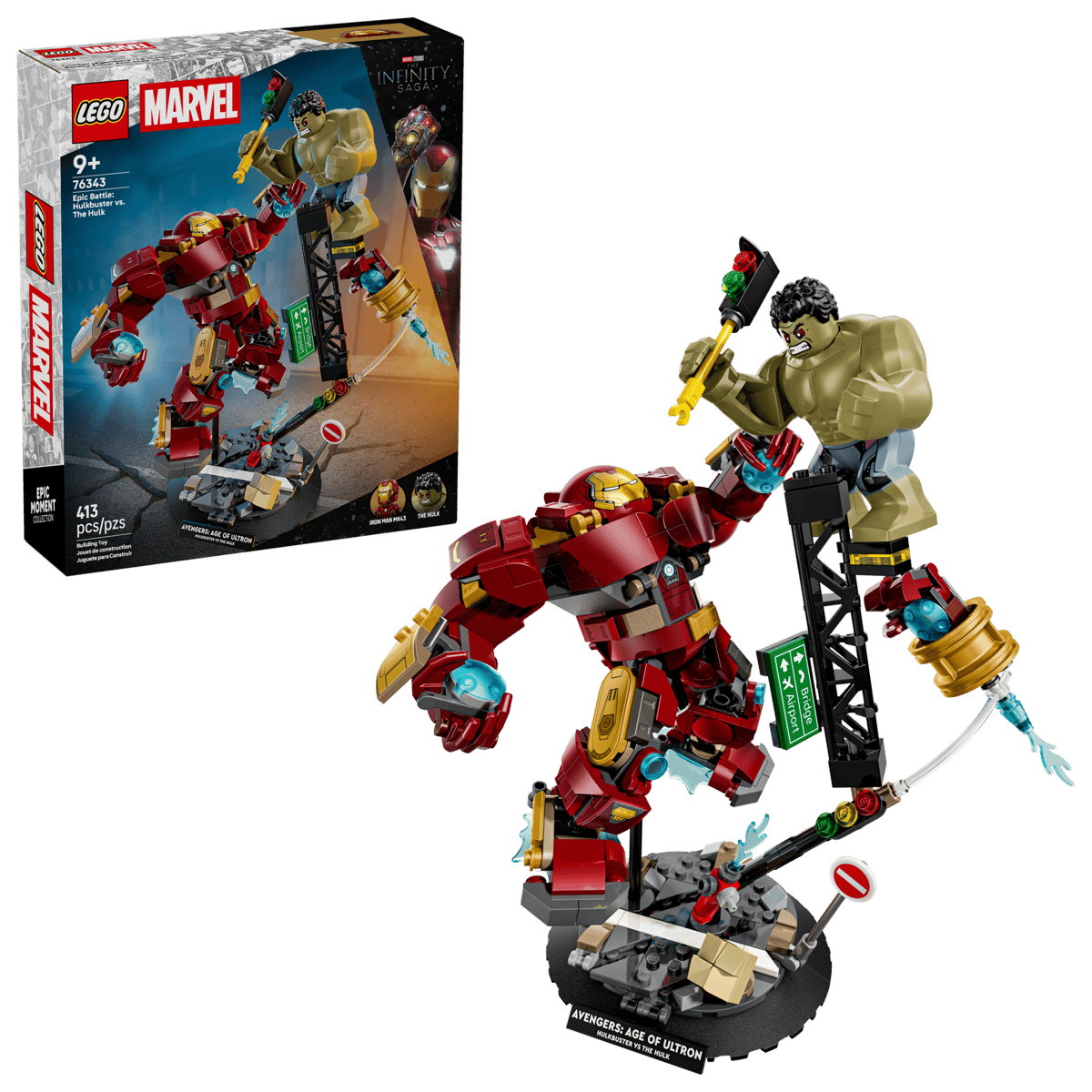 LEGO Marvel 76343 Epic Battle: Hulkbuster vs. The Hulk