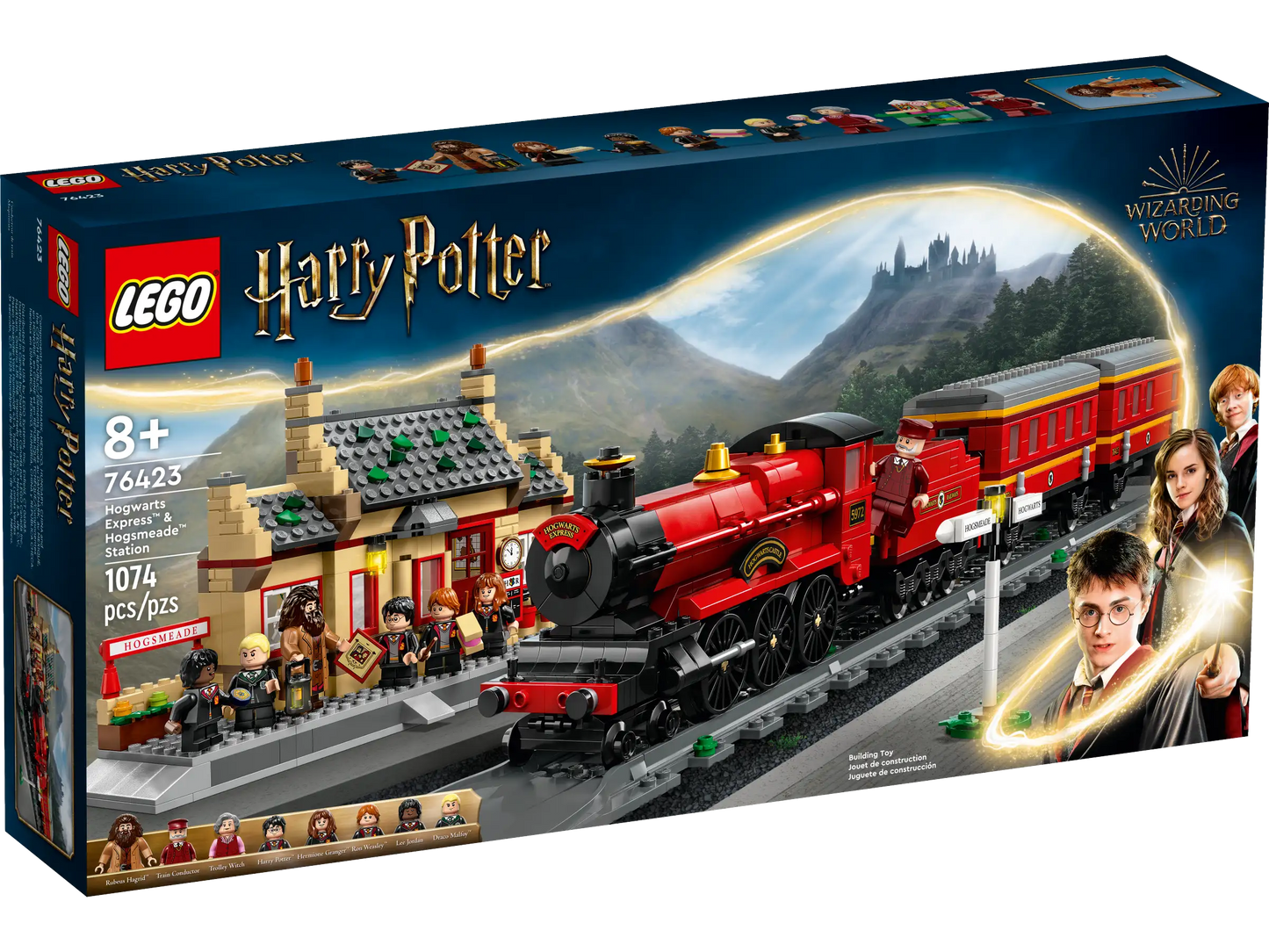 LEGO Harry Potter 76423 Hogwarts Express Train Set with Hogsmeade Station
