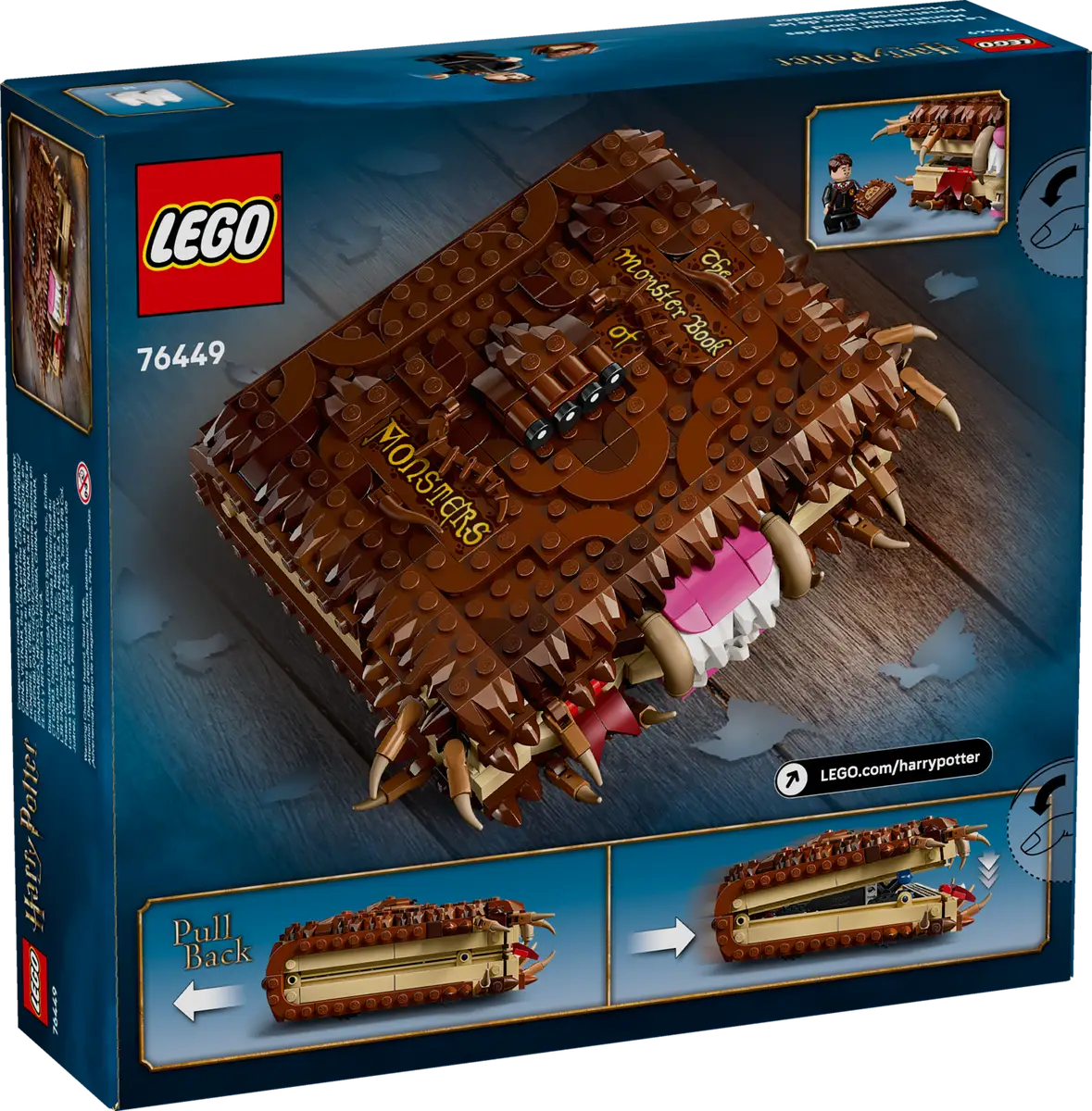 LEGO Harry Potter 76449 Chomping Monster Book of Monsters