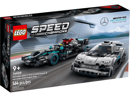 LEGO Speed Champions 76909 Mercedes-AMG F1 W12 E Performance & Mercedes-AMG Project One