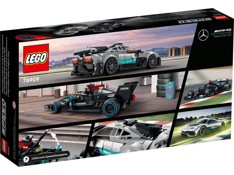 LEGO Speed Champions 76909 Mercedes-AMG F1 W12 E Performance & Mercedes-AMG Project One