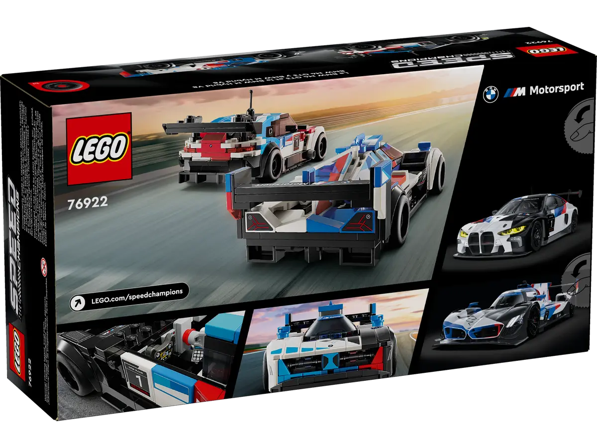 LEGO Speed Champions 76922 BMW M4 GT3 & BMW M Hybrid V8 Race Cars