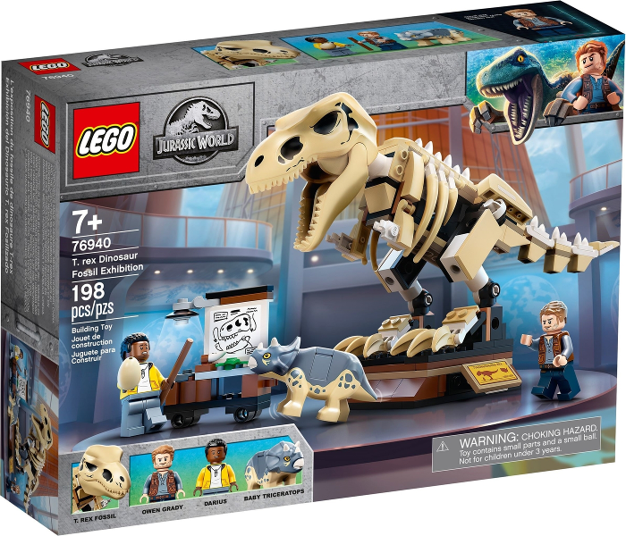 LEGO Jurassic World 76940 T. Rex Dinosaur Fossil Exhibition