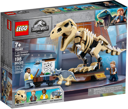 LEGO Jurassic World 76940 T. rex Dinosaur Fossil Exhibition
