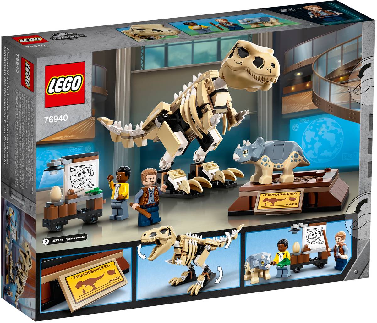 LEGO Jurassic World 76940 T. Rex Dinosaur Fossil Exhibition